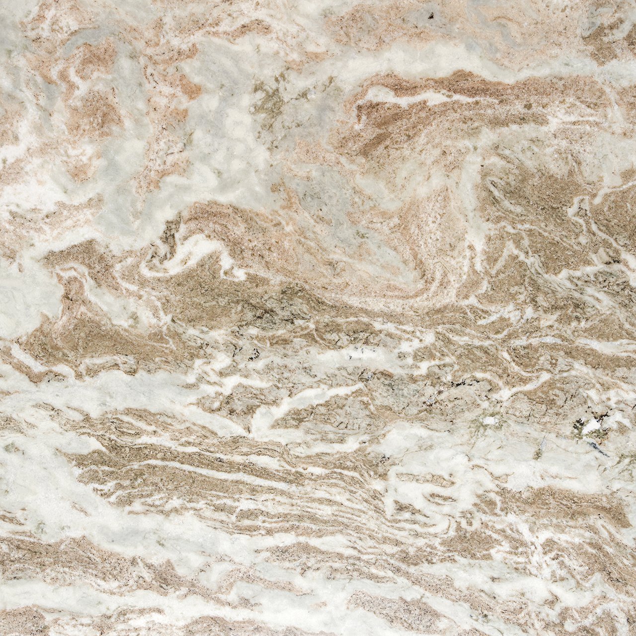 Beiger CORONEL Tisch mit Marmorplatte