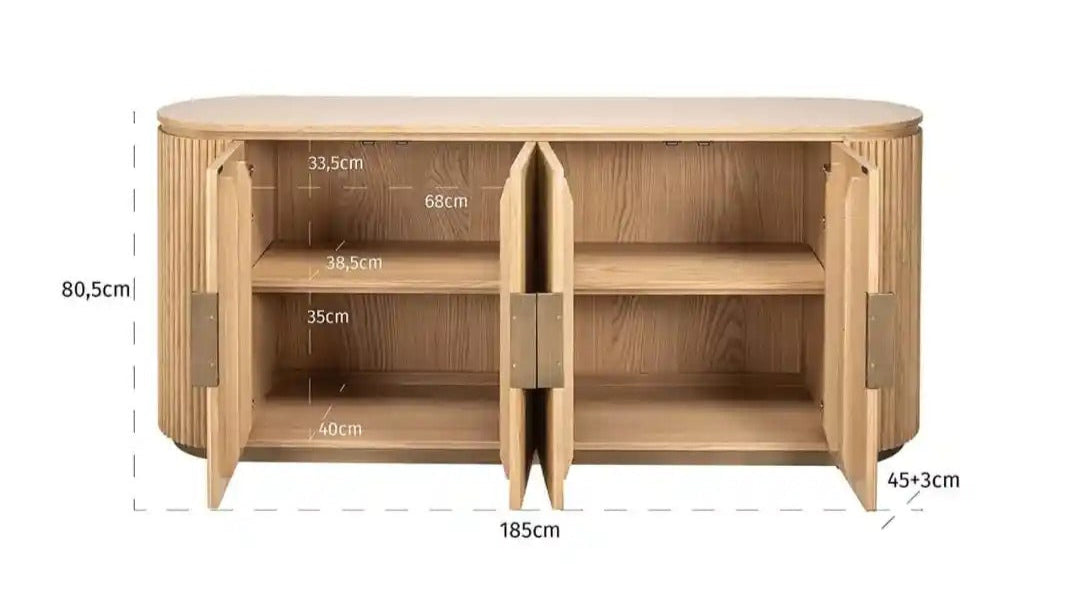 Kredens BELFORT Eichenholz