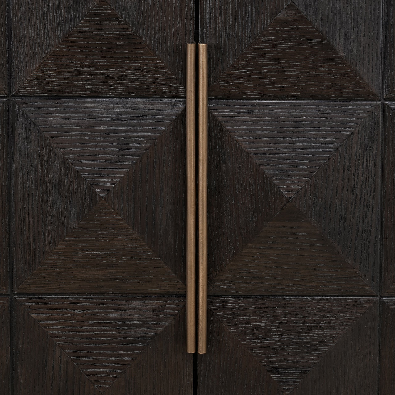 High Chest of Drawers CLAREMONT brown with beige stone