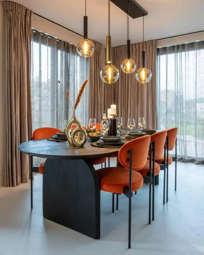 HUDSON Table Black Mango Wood