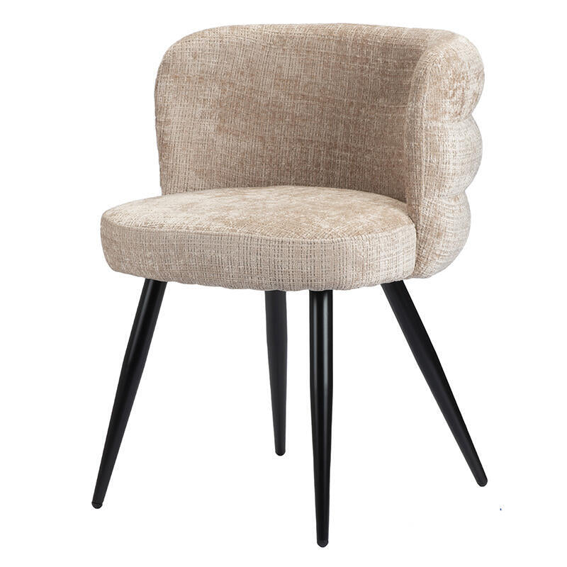 CLOUD Chair Cream Beige with Black Base