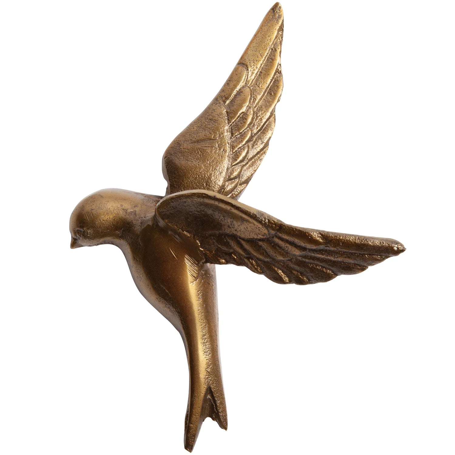 AVALER TOO BIRDS wall decoration antique brass