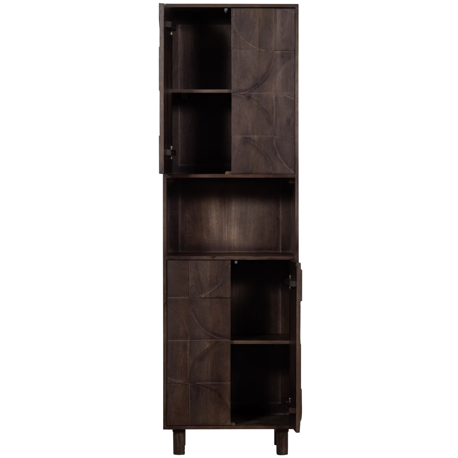 Bücherregal Mango Holz zeichnen