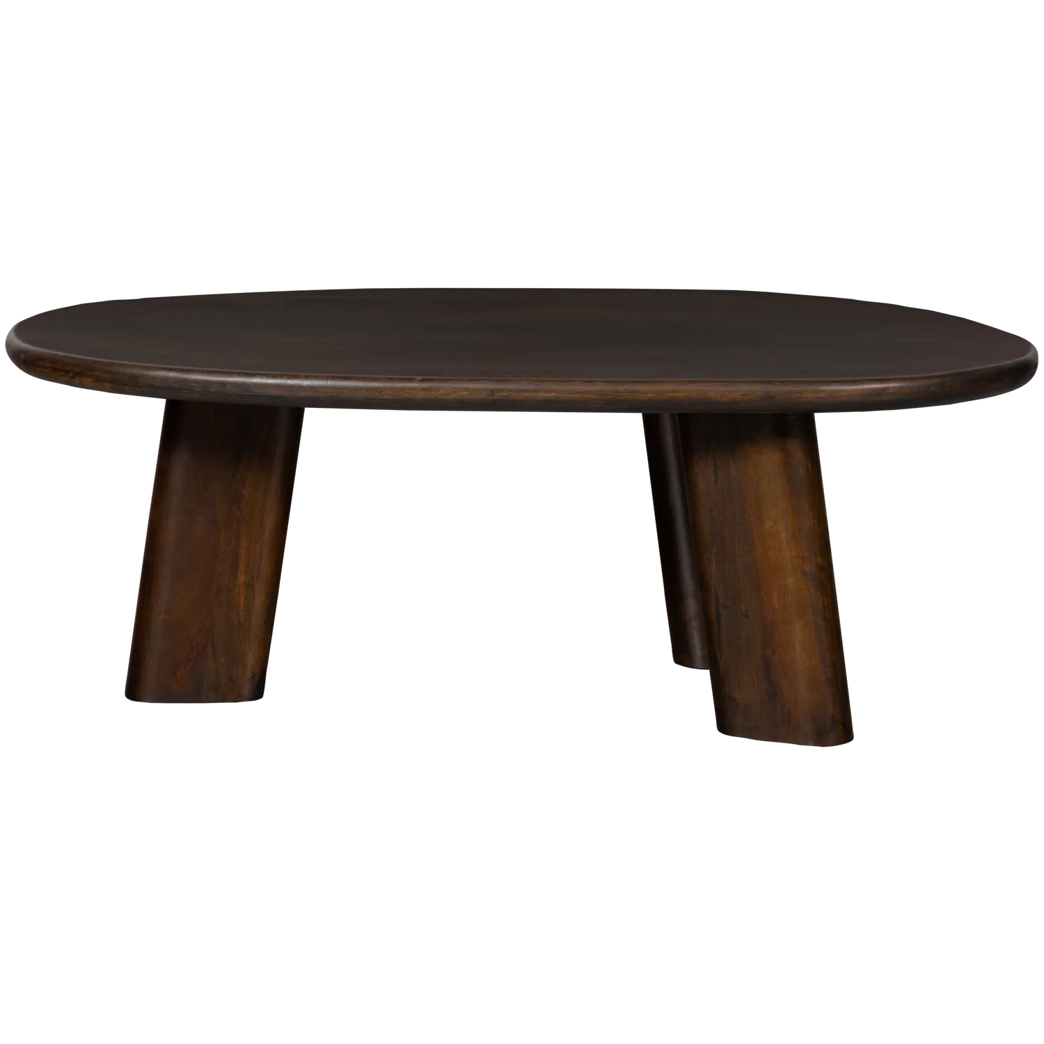 Rundem Couchtisch Mango Holz