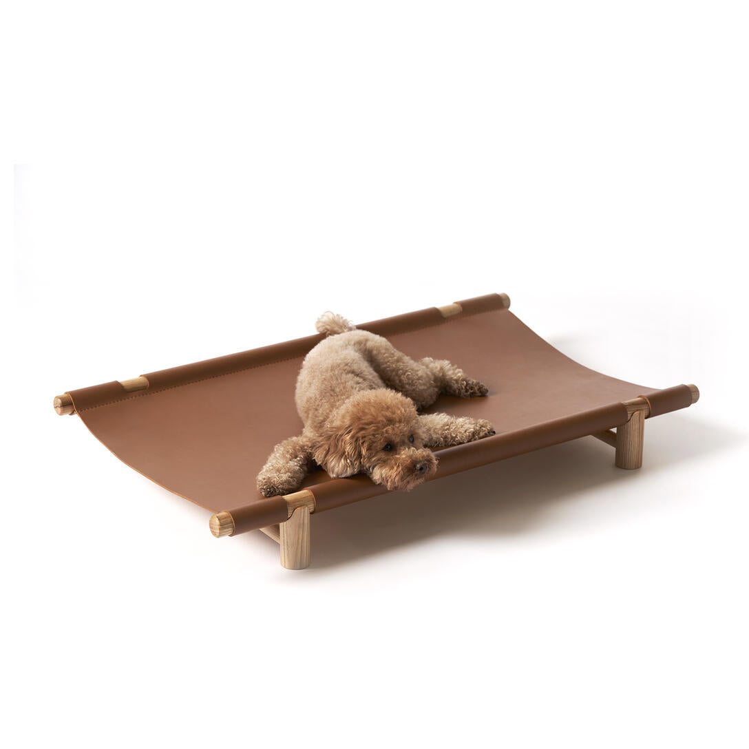 BERBERÉ Dog Bed Cognac Leather