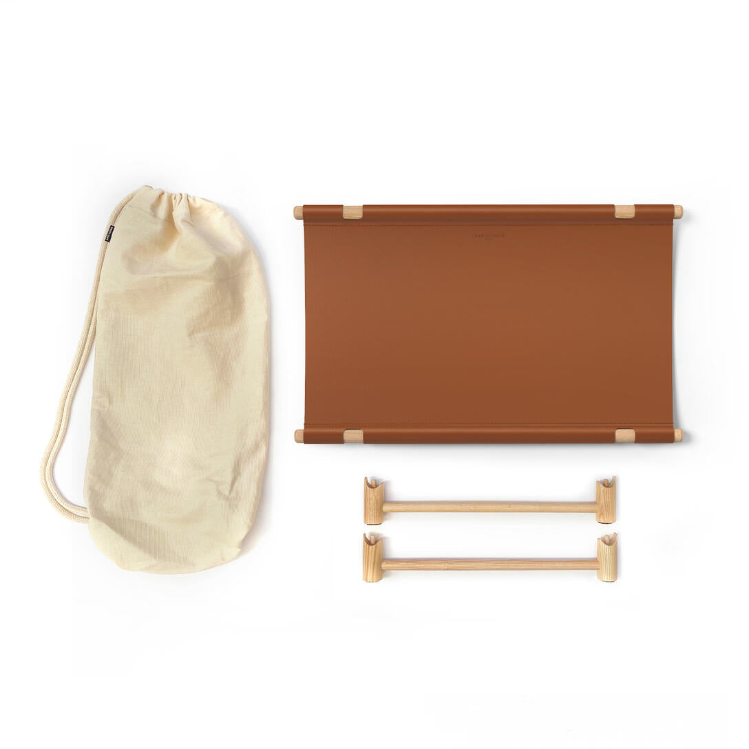 BERBERÉ Dog Bed Cognac Leather