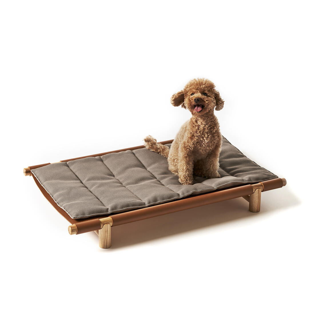 BERBERÉ Dog Bed Cognac Leather
