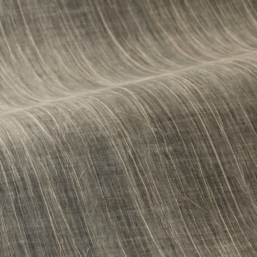 RAI Pleated Textured Fabric Wallpaper - TAUPE Gray-Brown