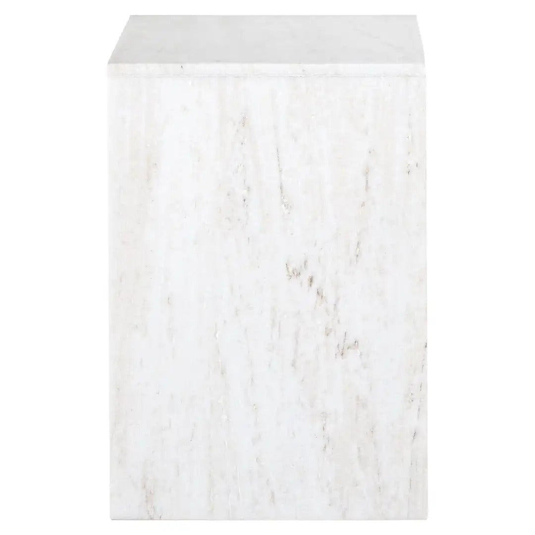 MORAN Side Table White Marble