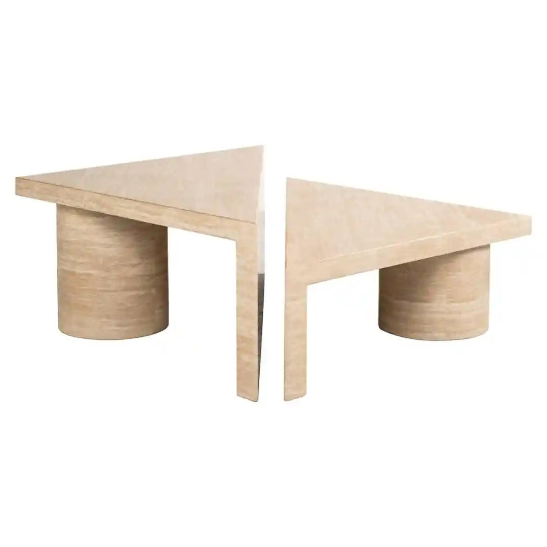 FICTUS beige coffee table set