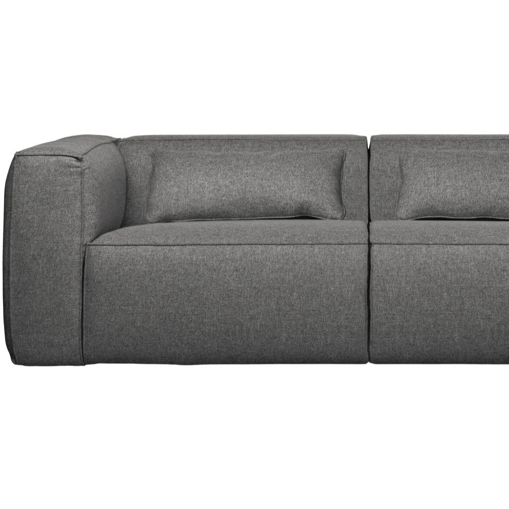 3,5-Personen-Sofa mit bean grauen Kissen