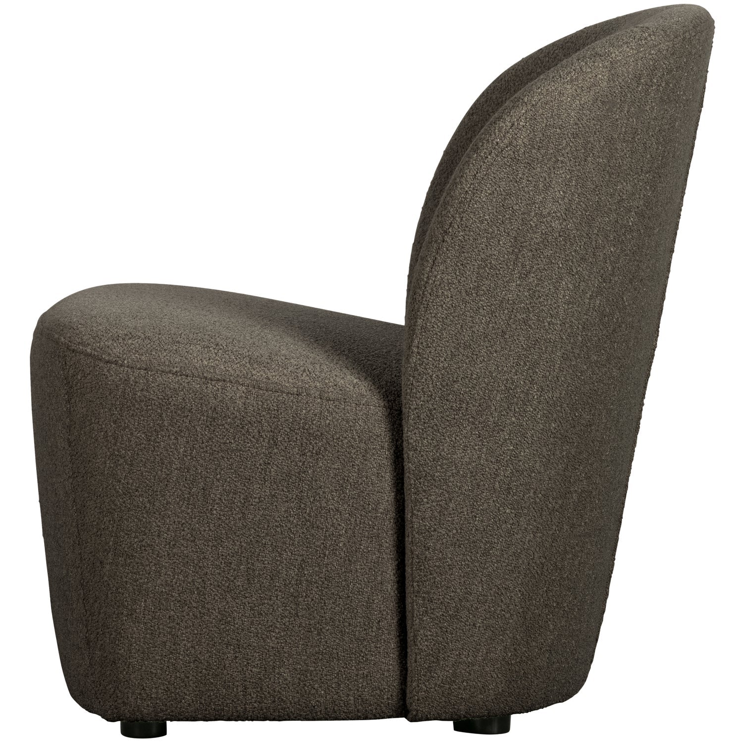 Fotel LOFTY brązowy bouclé – Woood
