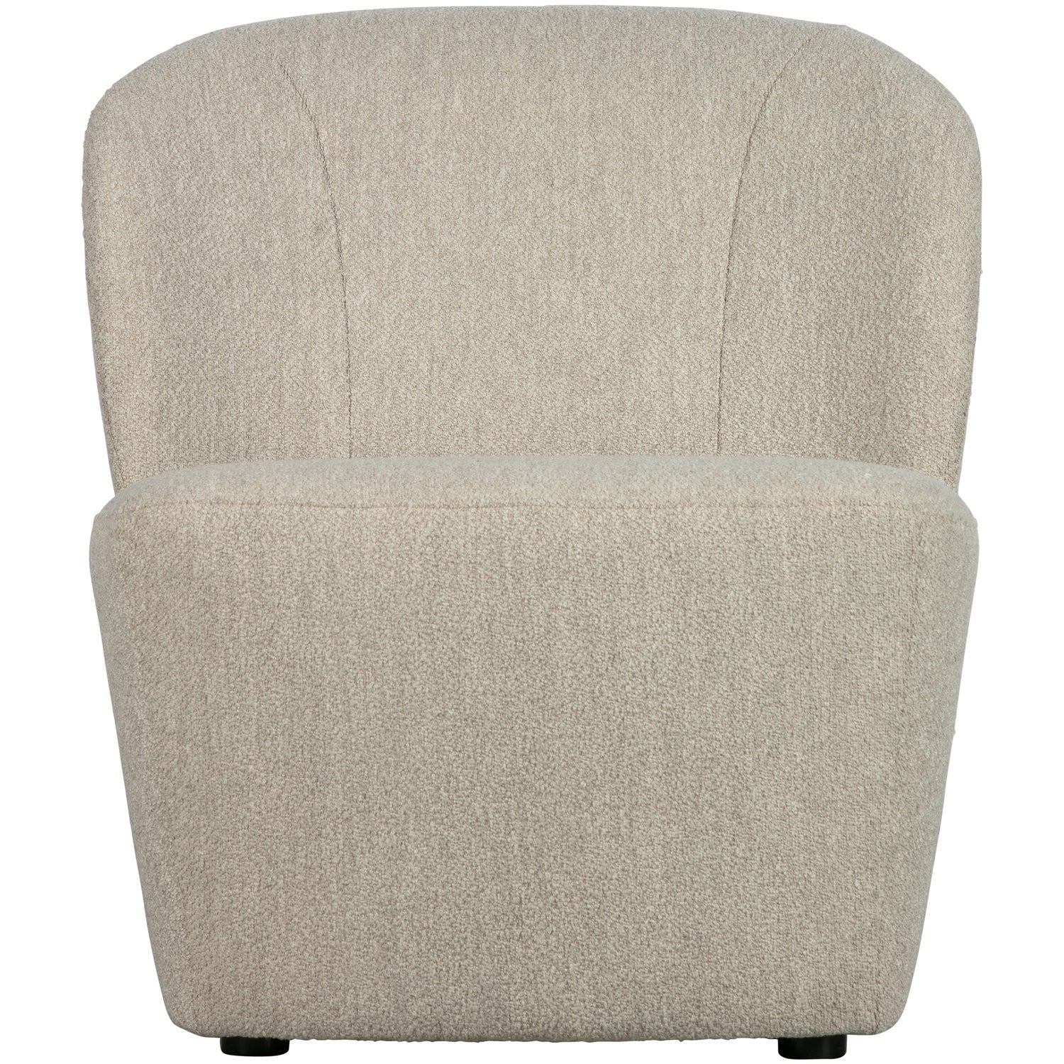 Fotel LOFTY beżowy bouclé – Woood
