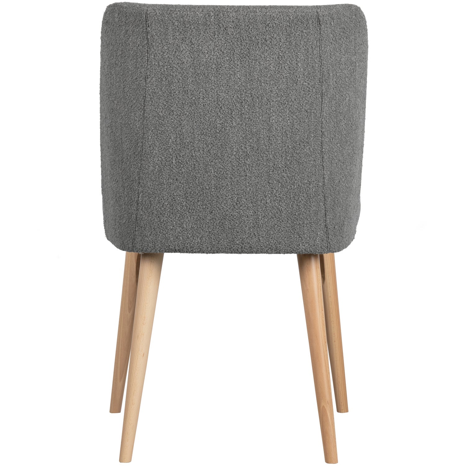 Stuhl FORCE graues Bouclé [Amelia]