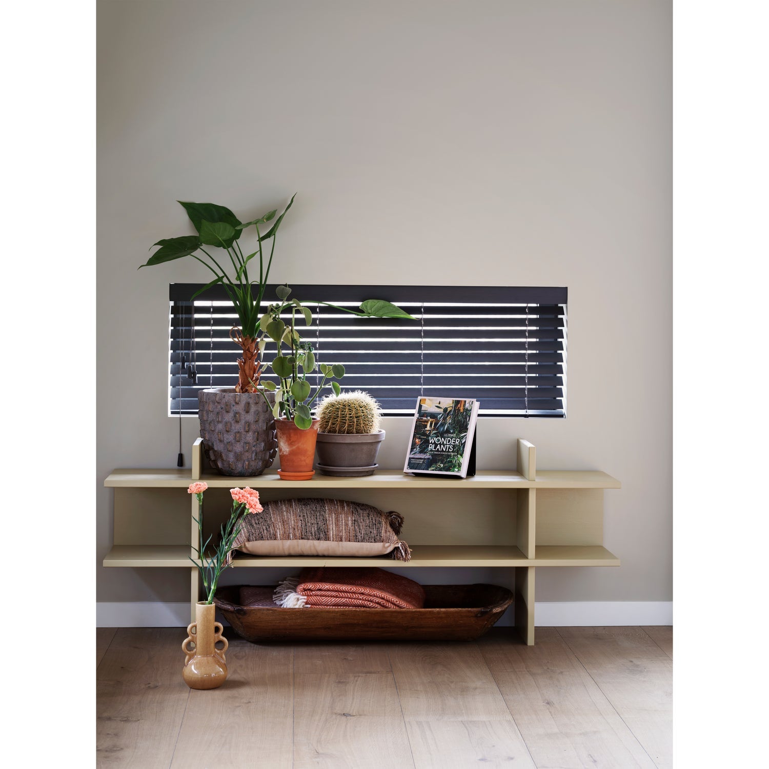 Vertikaler Buchstütze BROOK schwarz