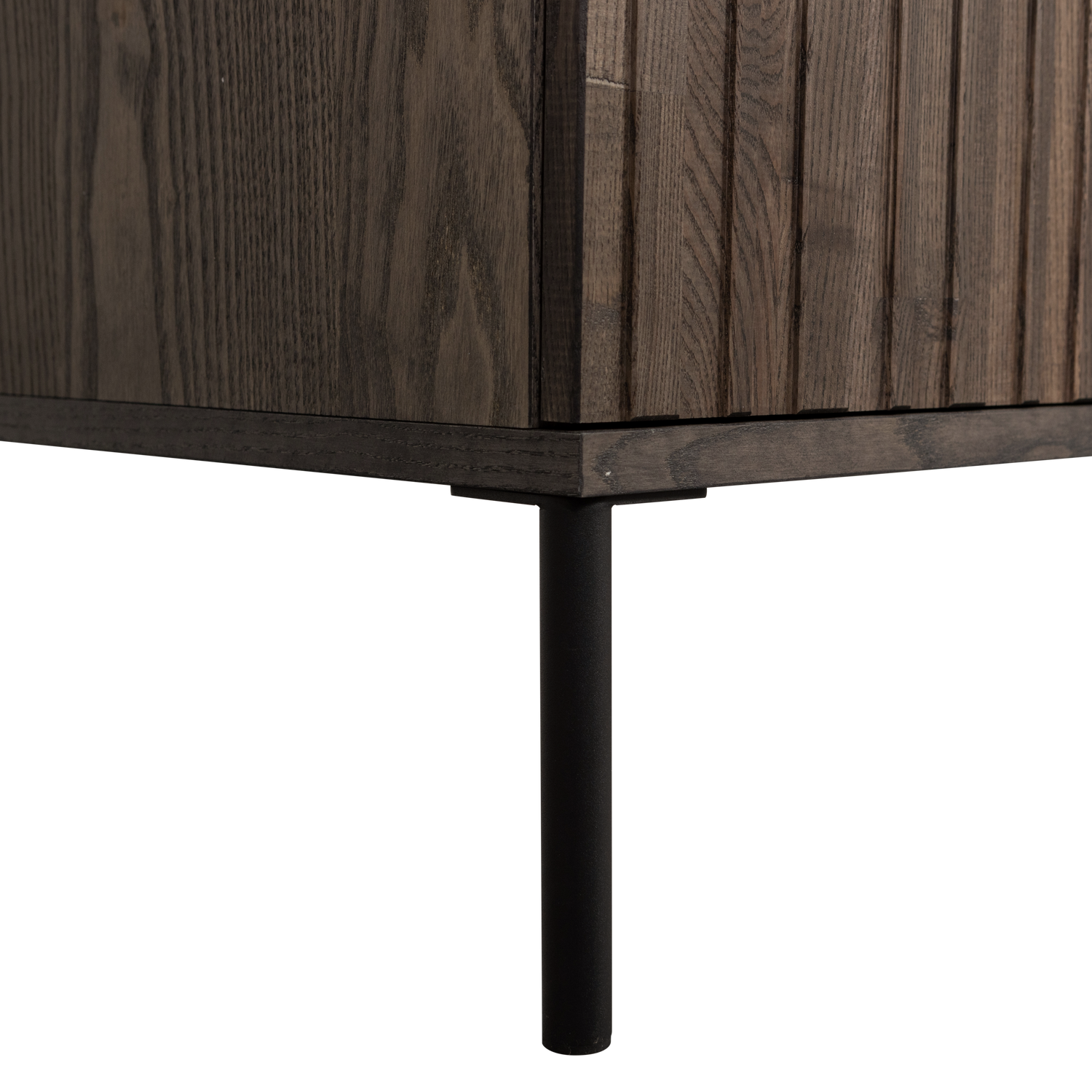 NEW GRAVURE TV Cabinet dark brown ash veneer