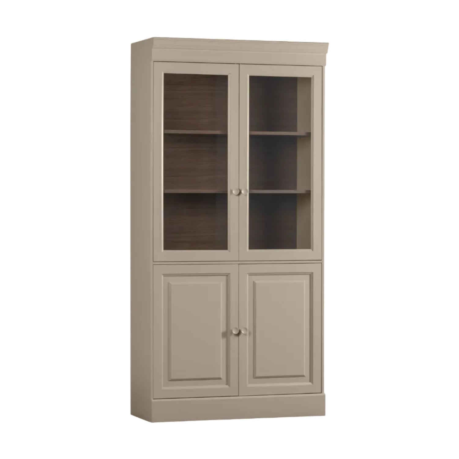 Witryne CHOW grau-beige