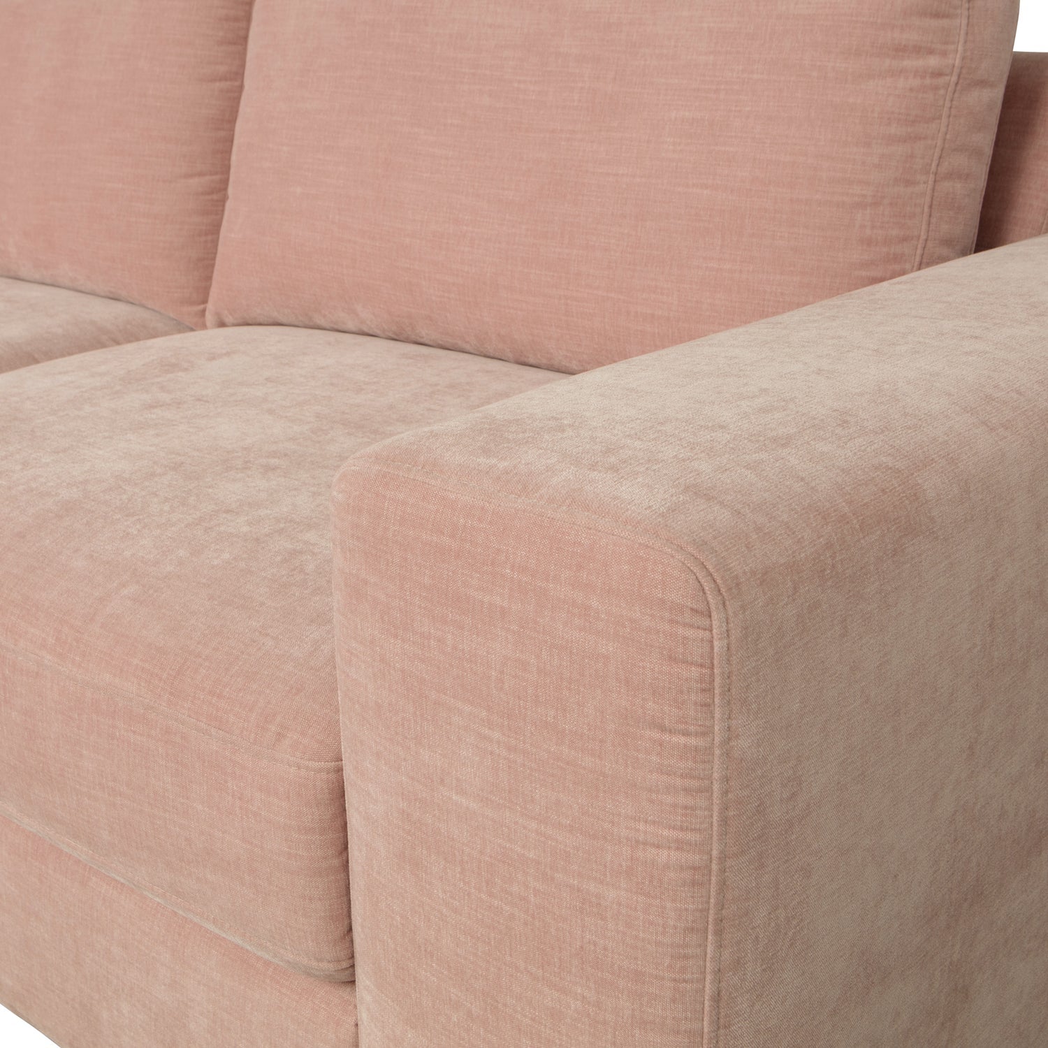 Sofa FAMILY - Endmodul rechtsseitig rosa