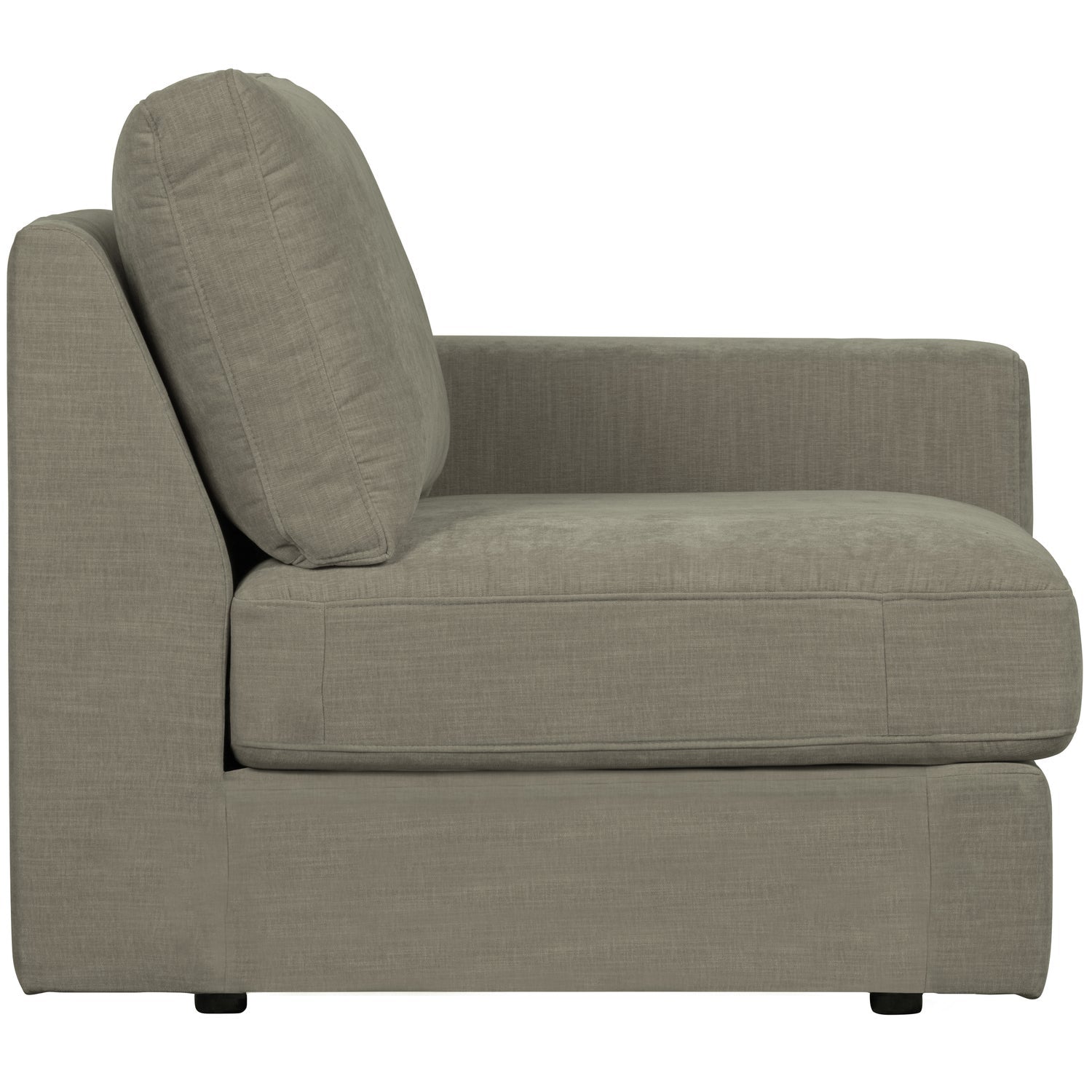 Sofa FAMILY - Endmodul rechts warmes Grau