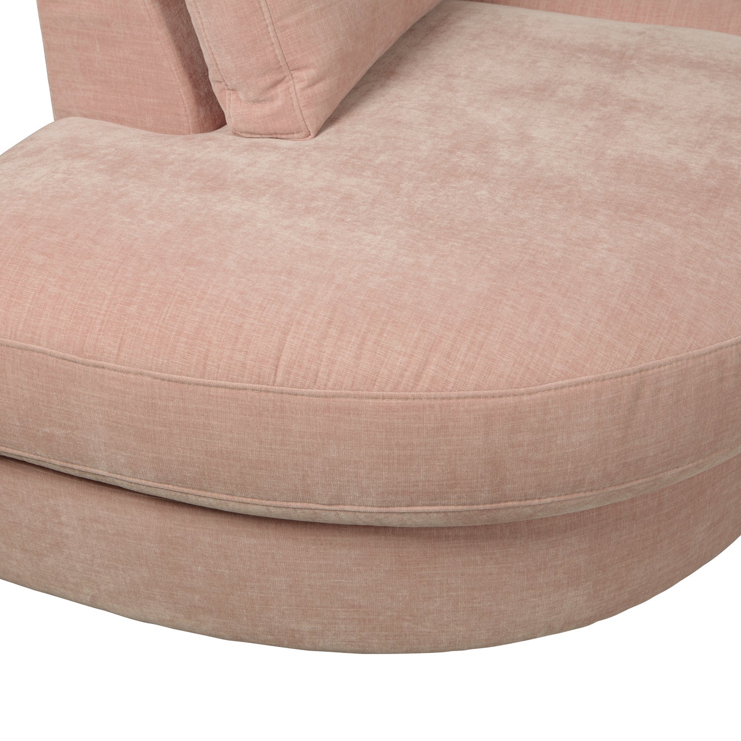 Sofa FAMILY - offenes Modul linksseitig rosa