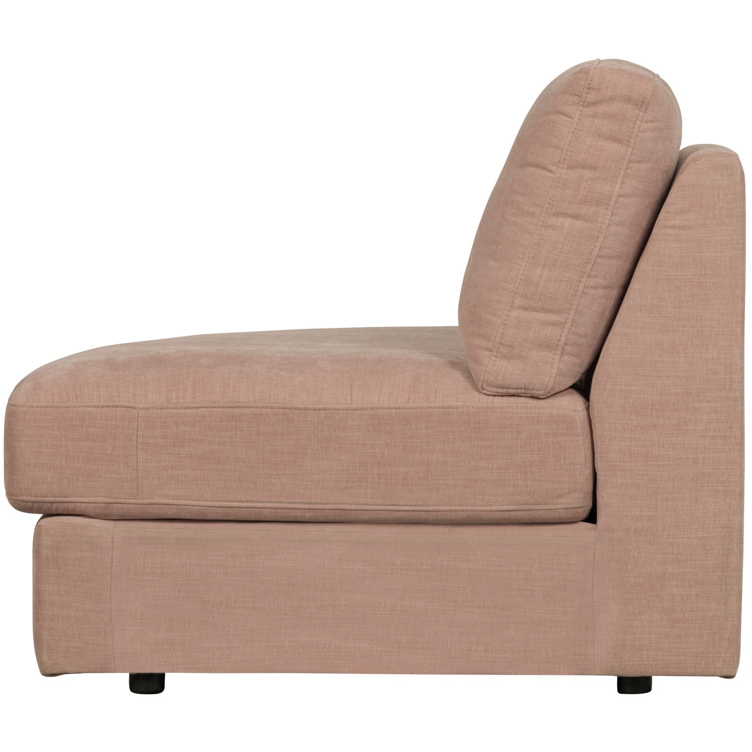 Sofa FAMILY - offenes Modul linksseitig rosa