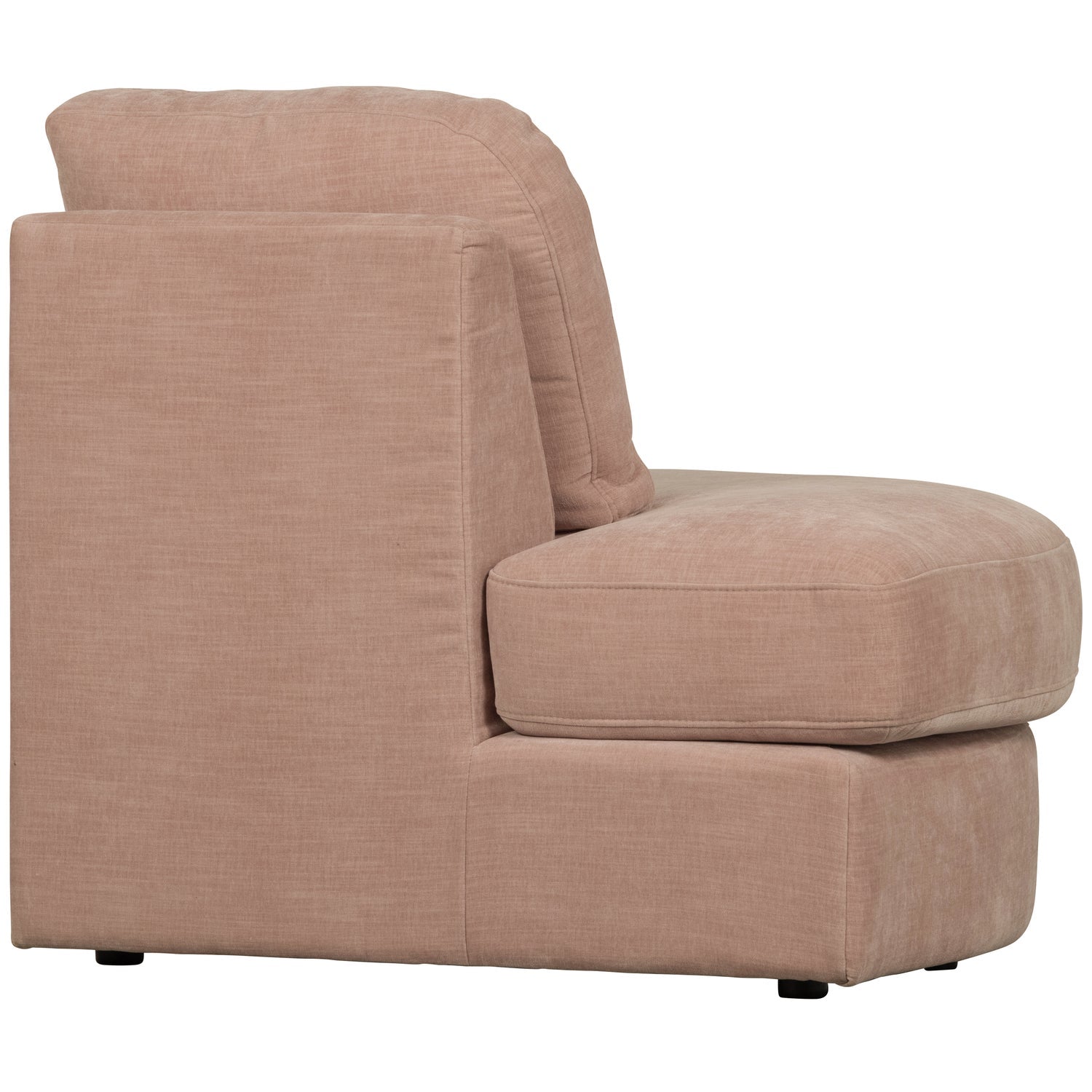 Sofa FAMILY - offenes Modul linksseitig rosa