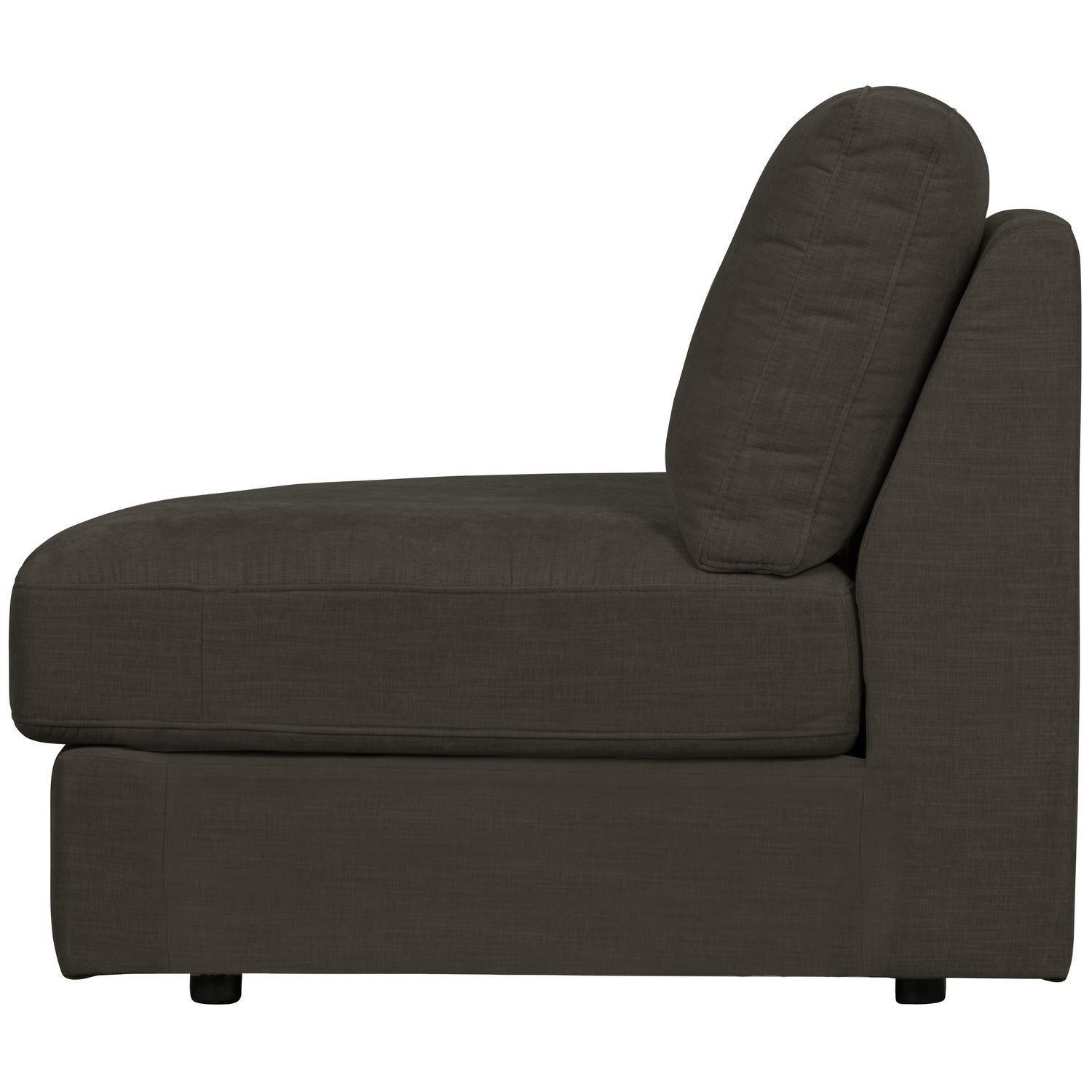 Sofa FAMILY - open left-side module in anthracite