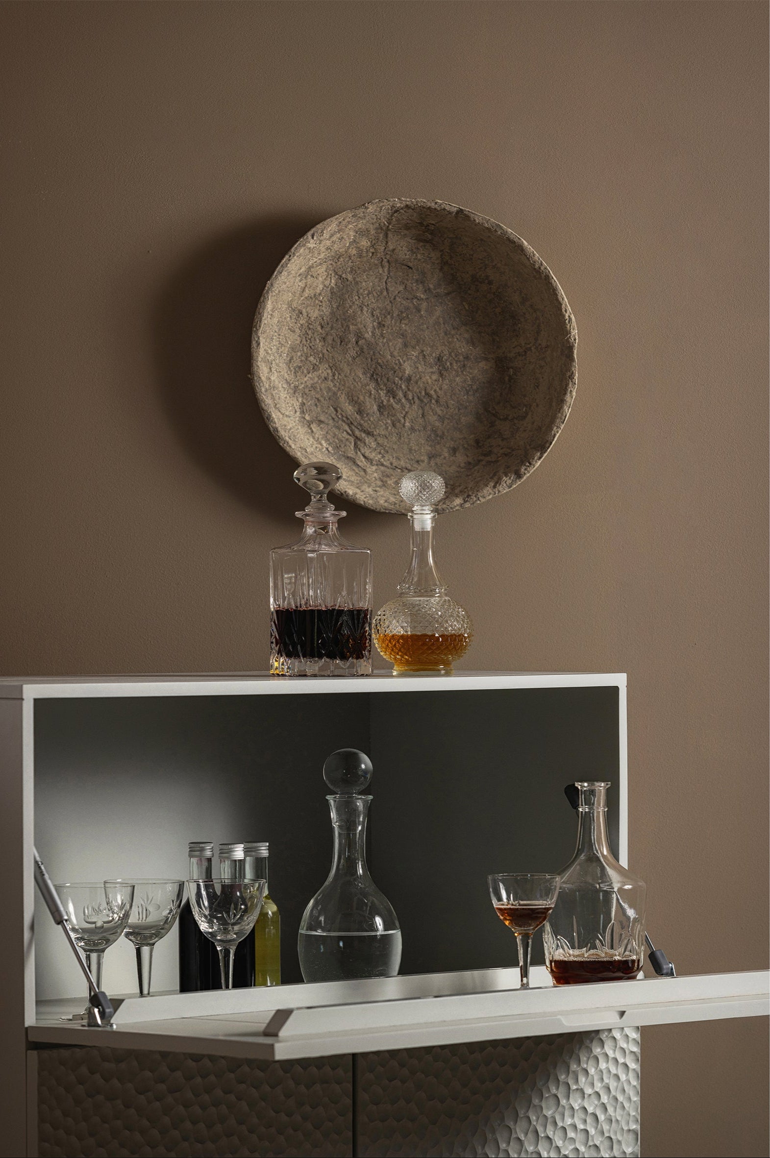 Barek CARVED graues Mangoholz