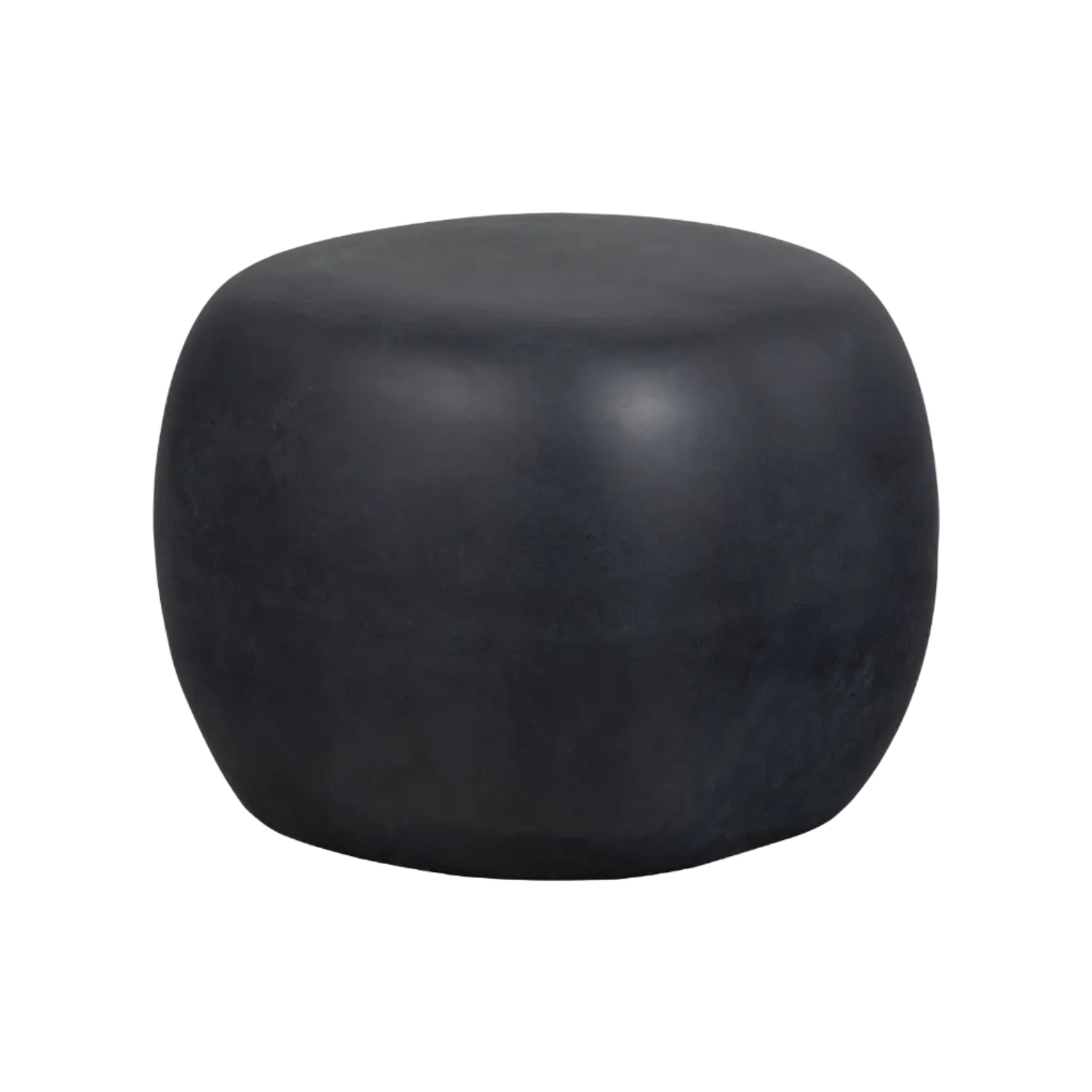 Schwarzer PEBBLE Außentisch