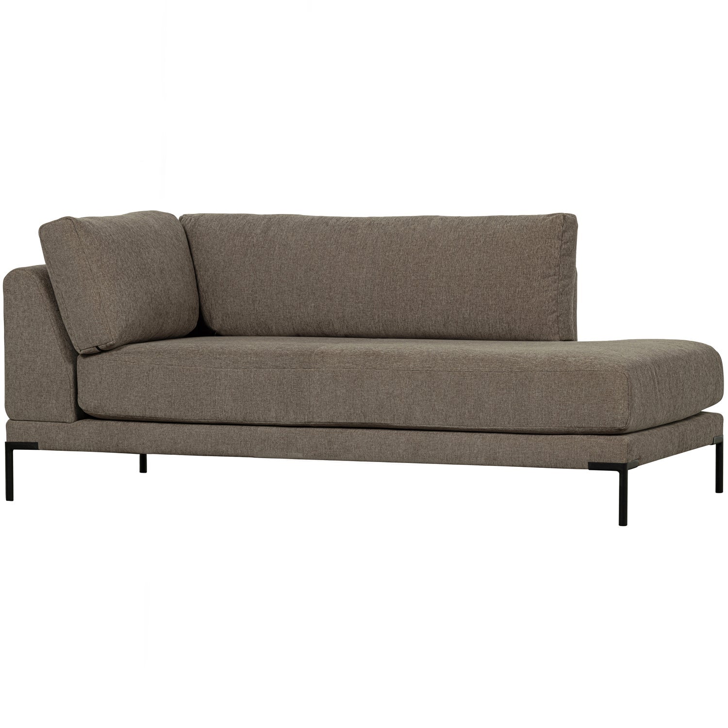 Szezlong links COUPLE taupe