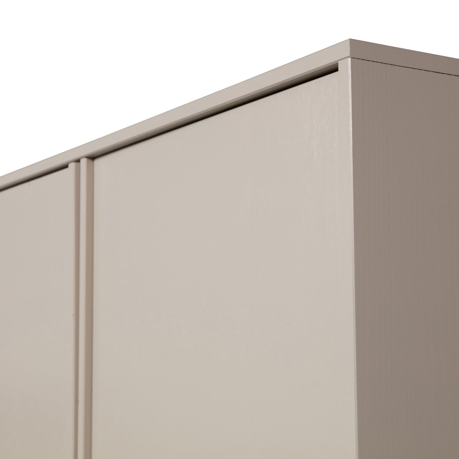 2-türiger Kleiderschrank DAILY grau-beige [Amelia]