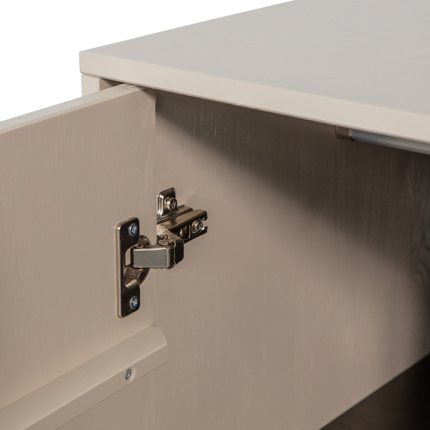 2-türiger Kleiderschrank DAILY grau-beige [Amelia]
