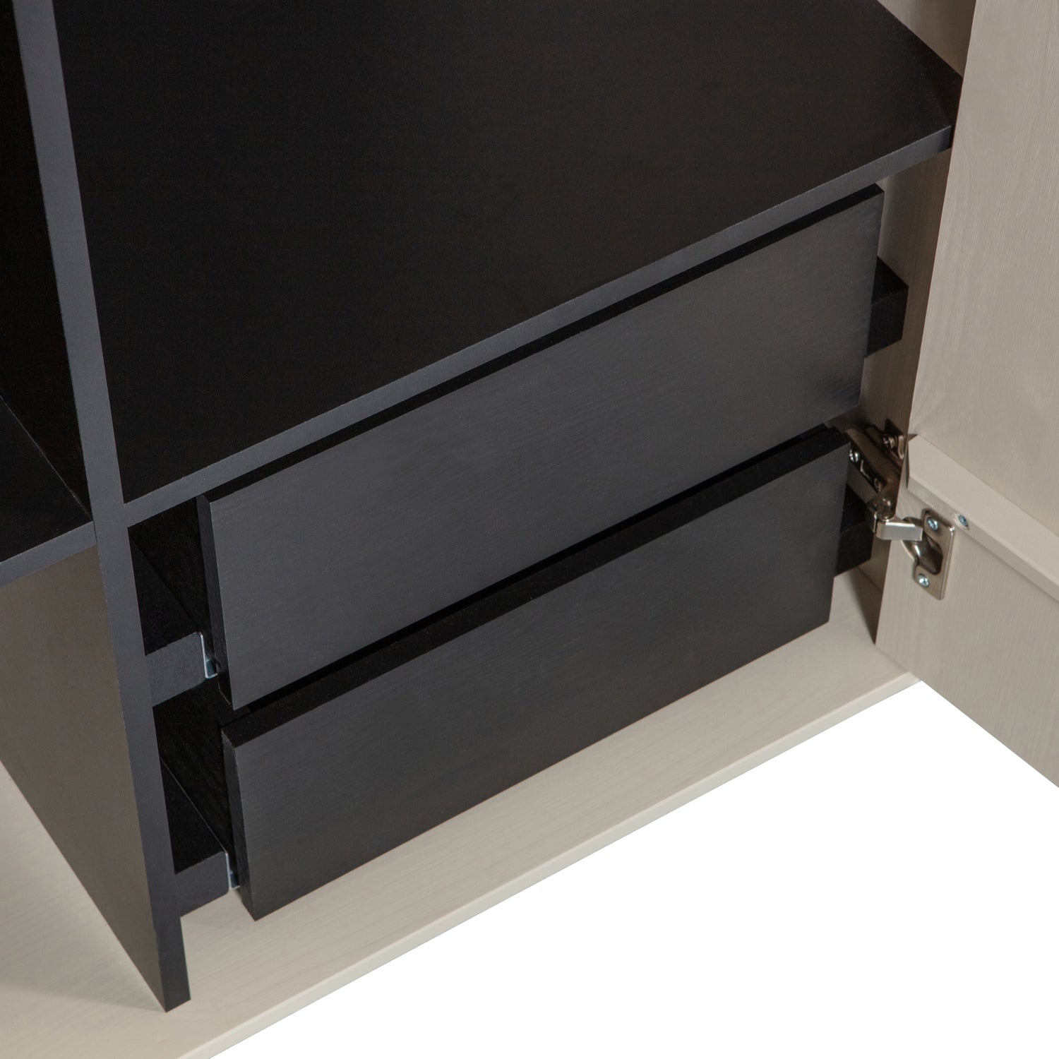 2-türiger Kleiderschrank DAILY grau-beige [Amelia]