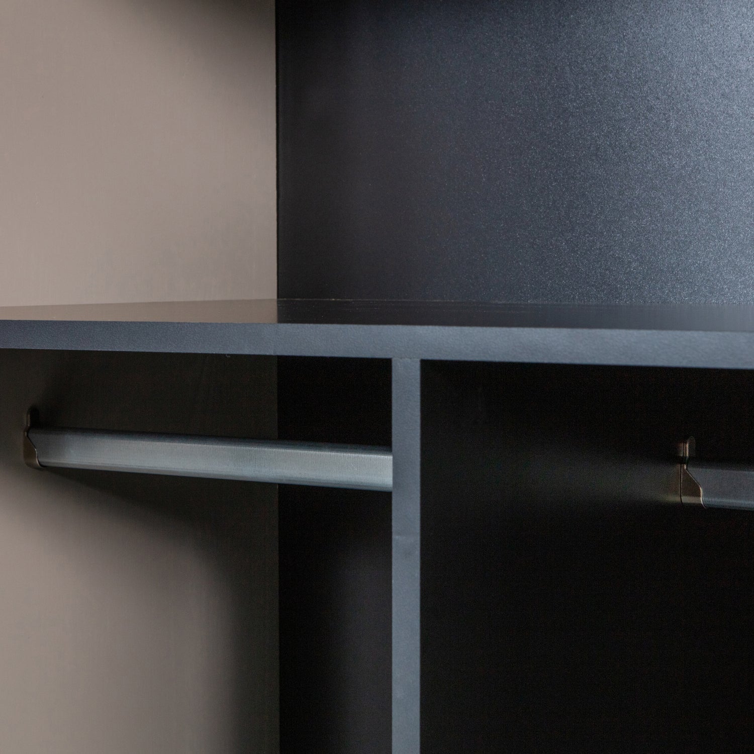 2-türiger Kleiderschrank DAILY grau-beige [Amelia]