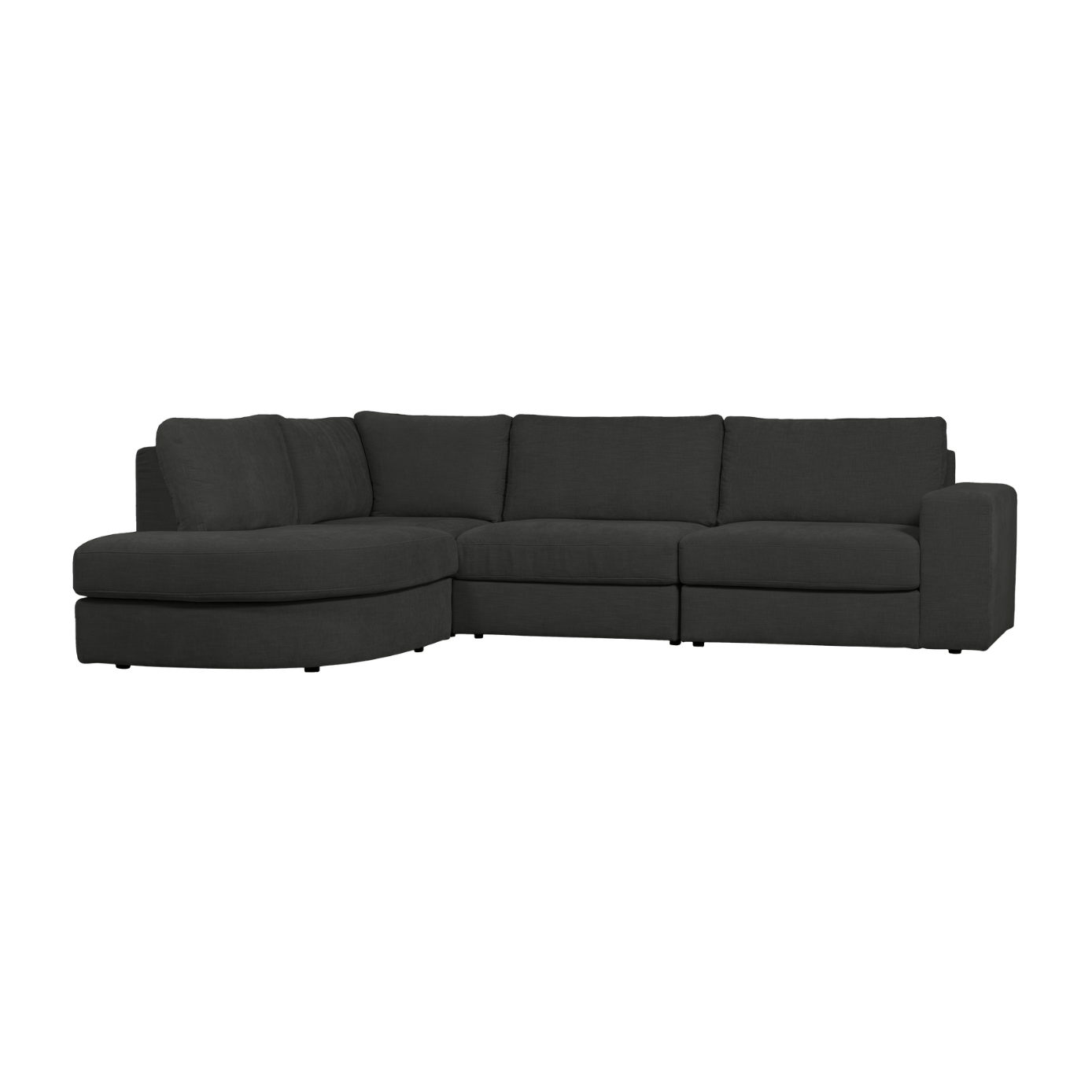 Ecksofa FAMILY links anthrazit