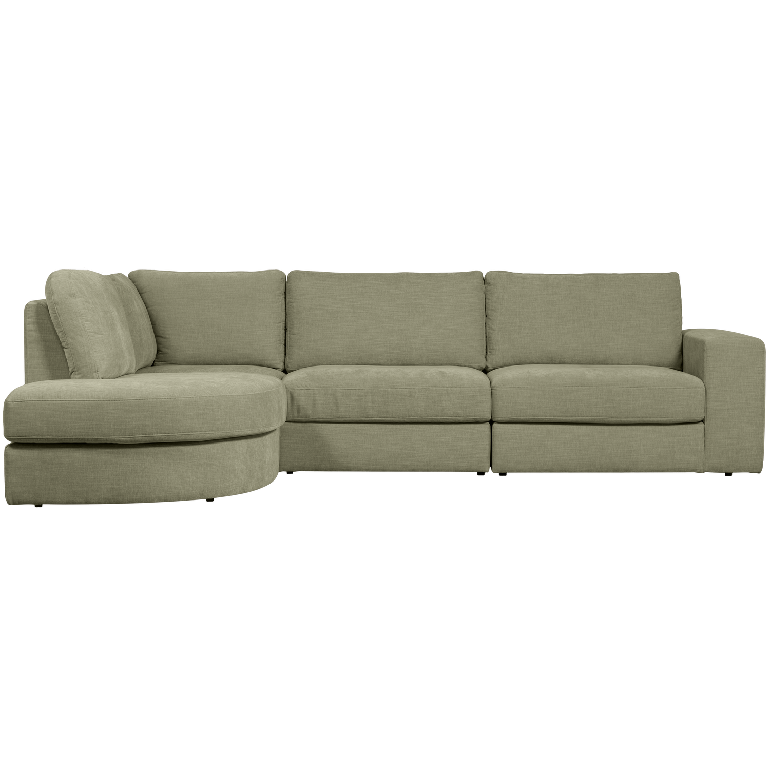 Ecksofa FAMILY links grün