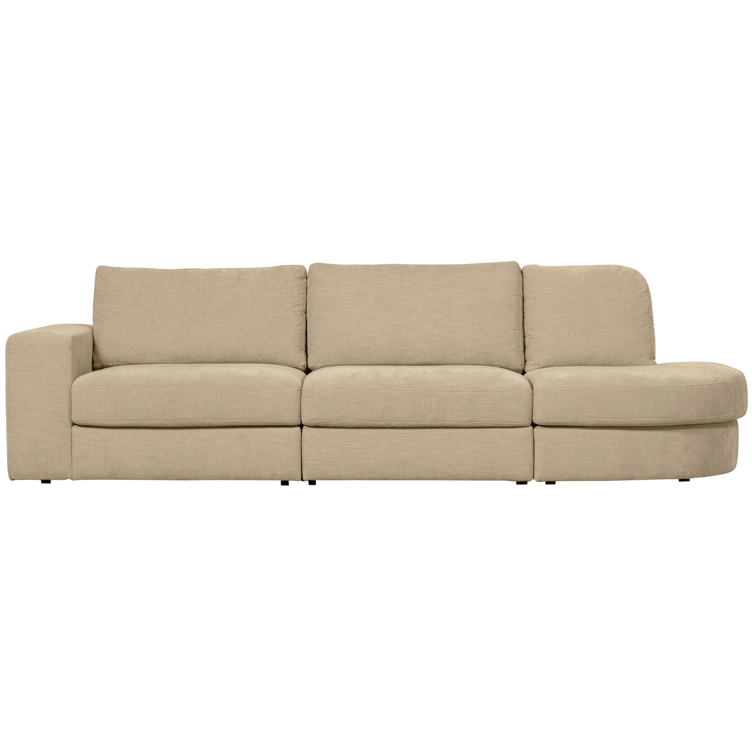 Sofa offene rechte Seite FAMILY sandfarben
