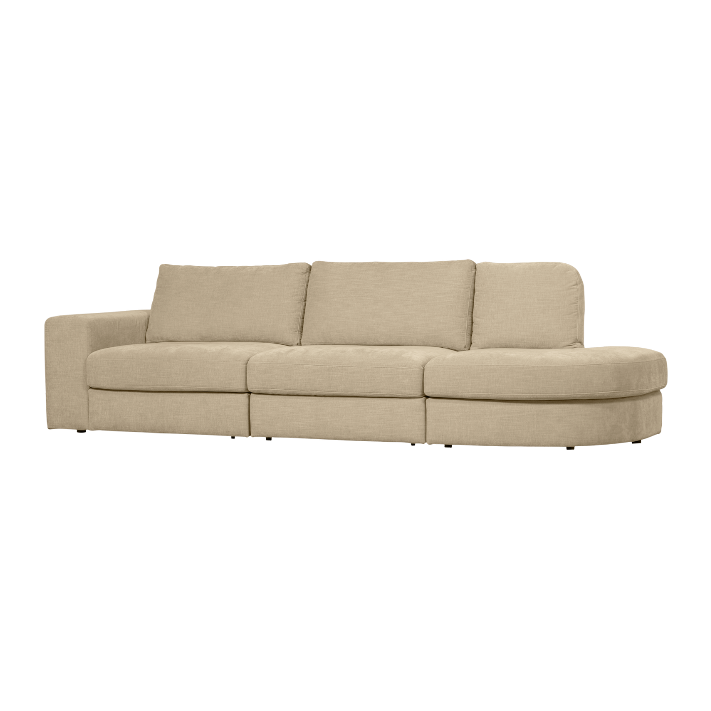 Sofa offene rechte Seite FAMILY sandfarben
