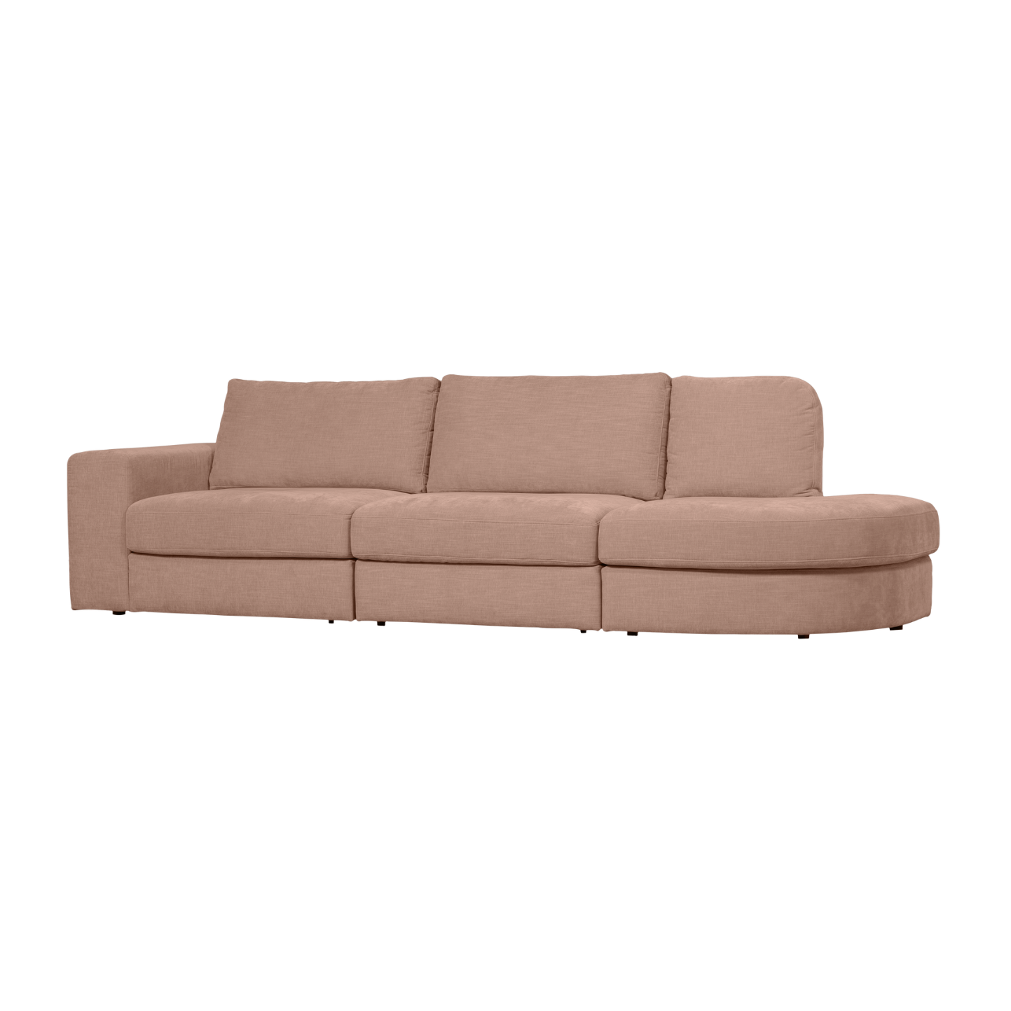Sofa offene rechte Seite FAMILY rosa