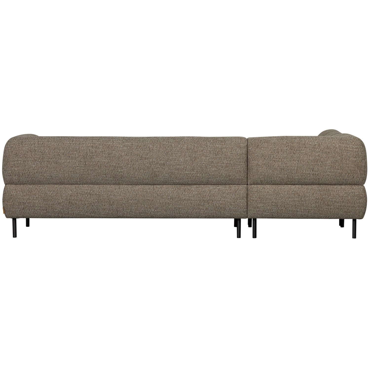 Links -Seiten -Ecke Lloyd dunkelbrauner Melange