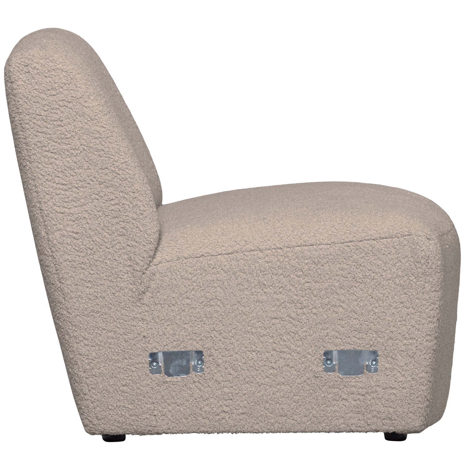 Modulares Sofa COCO - sandfarbener Boucle-Element