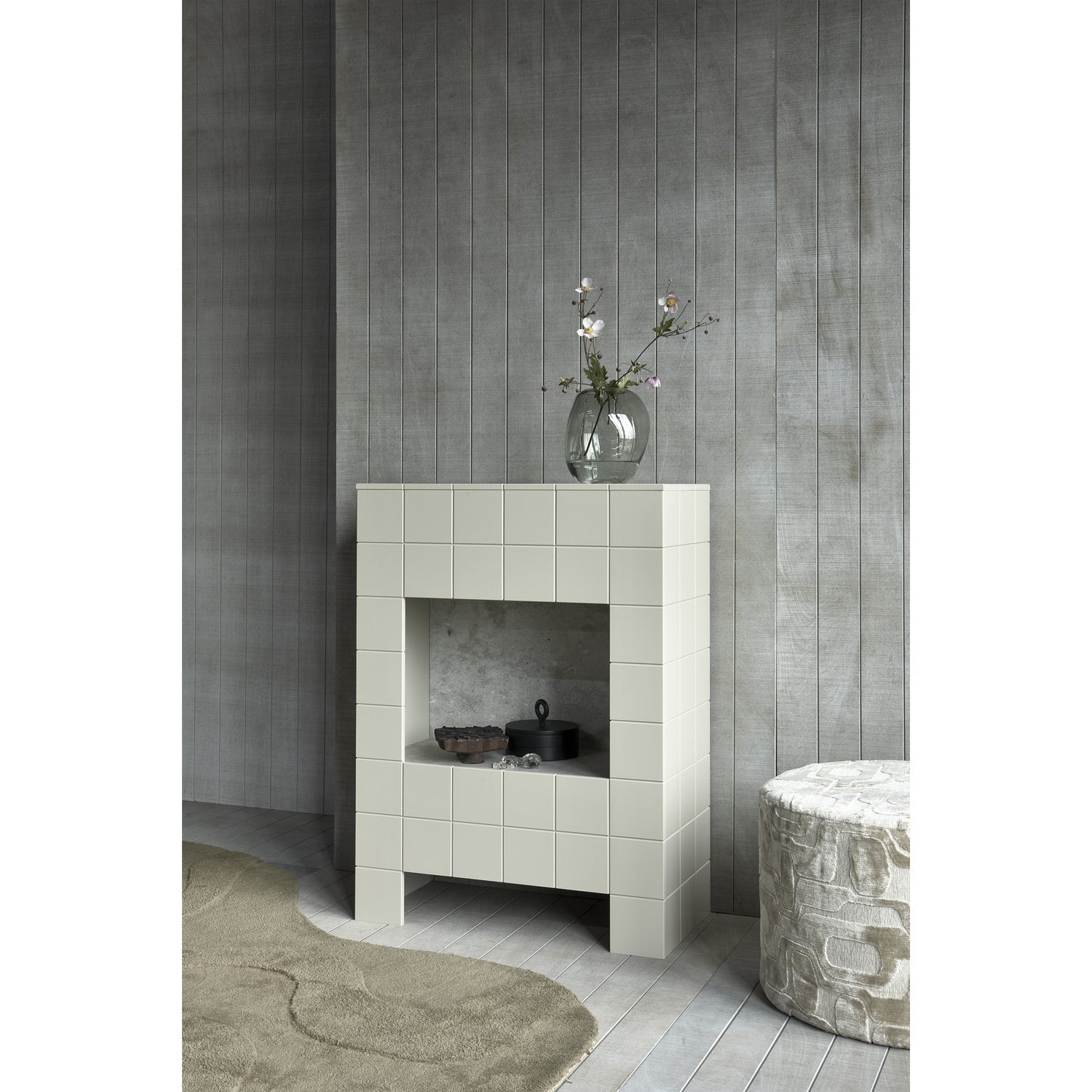 Fago beige pouf