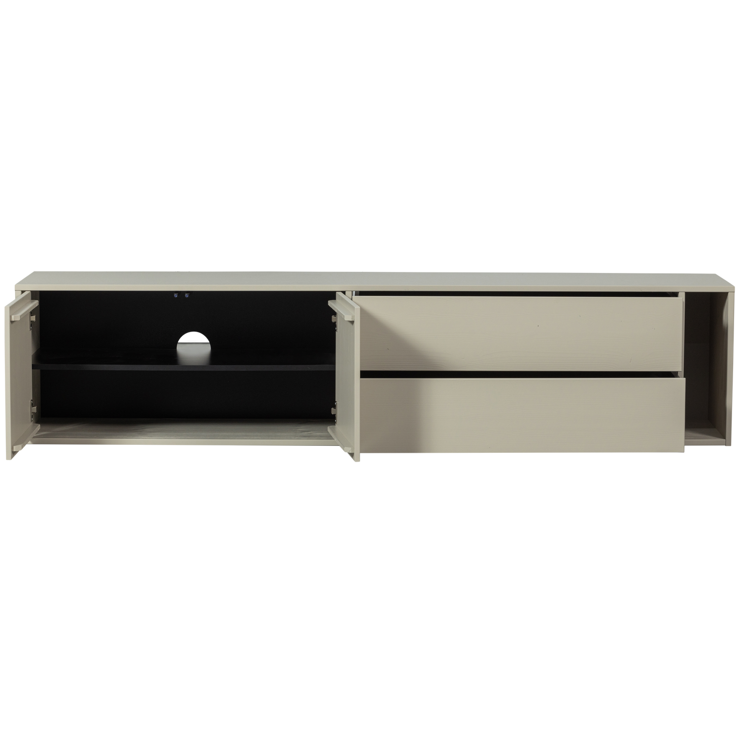 Fernsehschrank SETTLE grau-beige