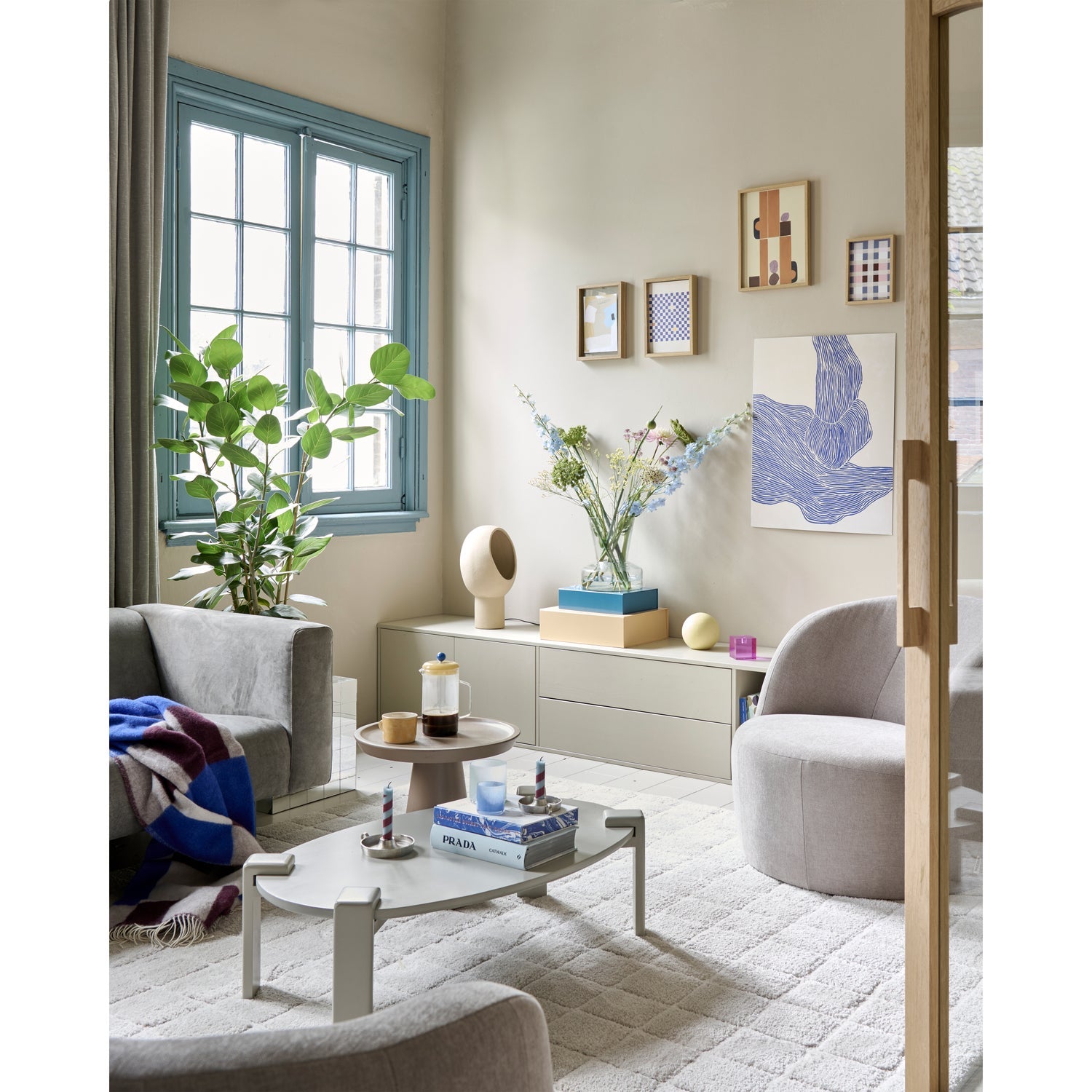 Fernsehschrank SETTLE braun