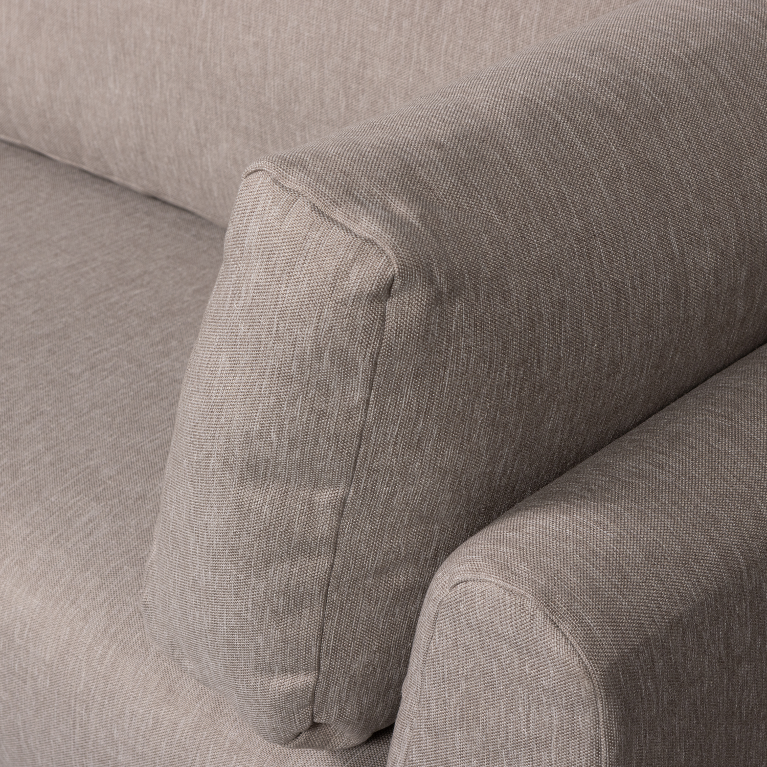 Szezlong links COUPLE ESSBANK taupe