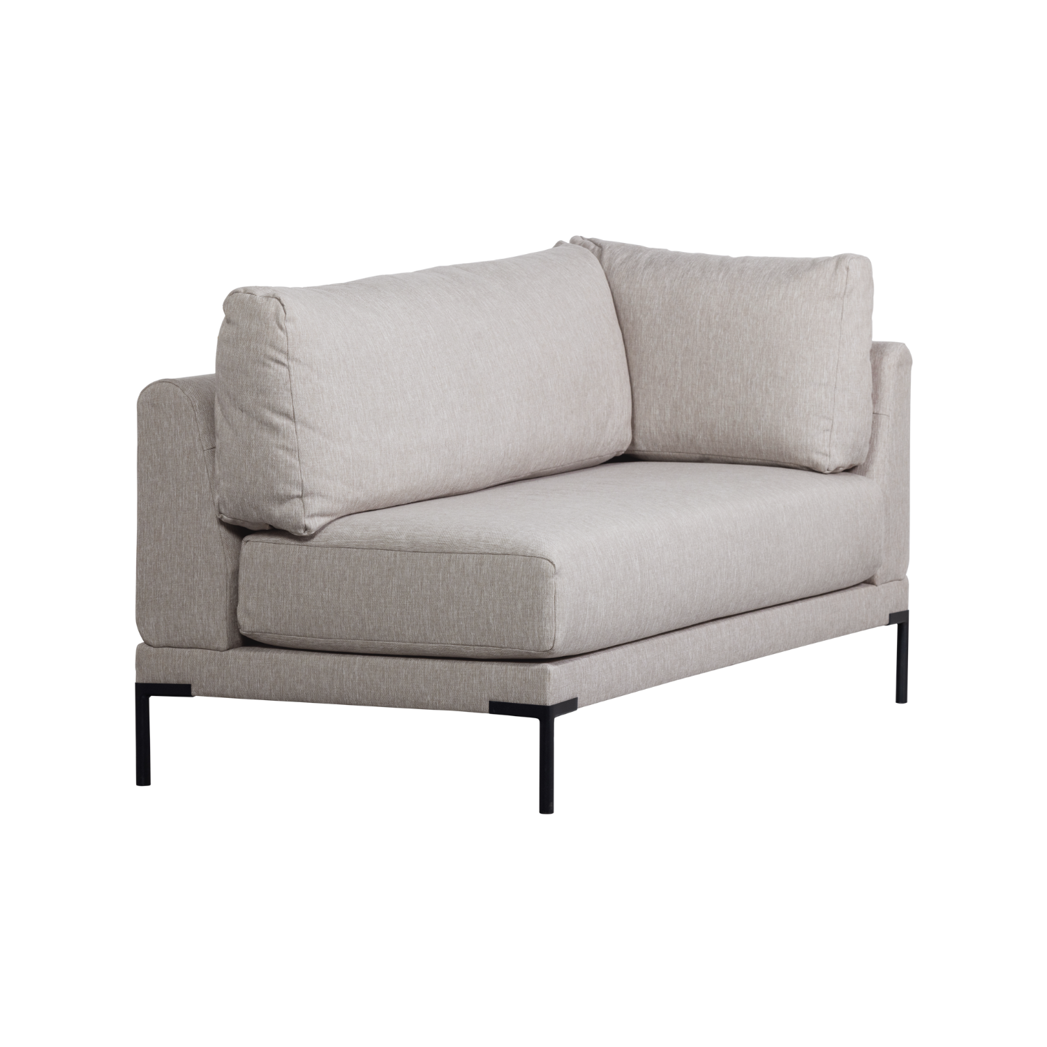 Szezlong links COUPLE DINING BENCH hellgrau