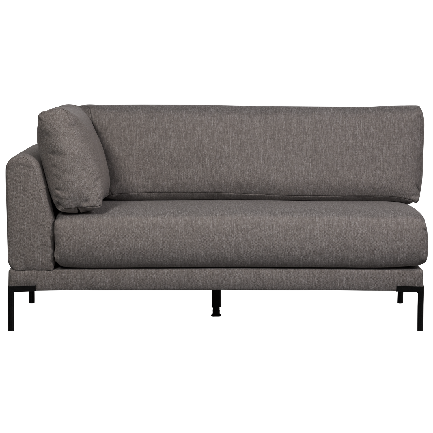Rechtsseitiger Szezlong COUPLE DINING BENCH grau