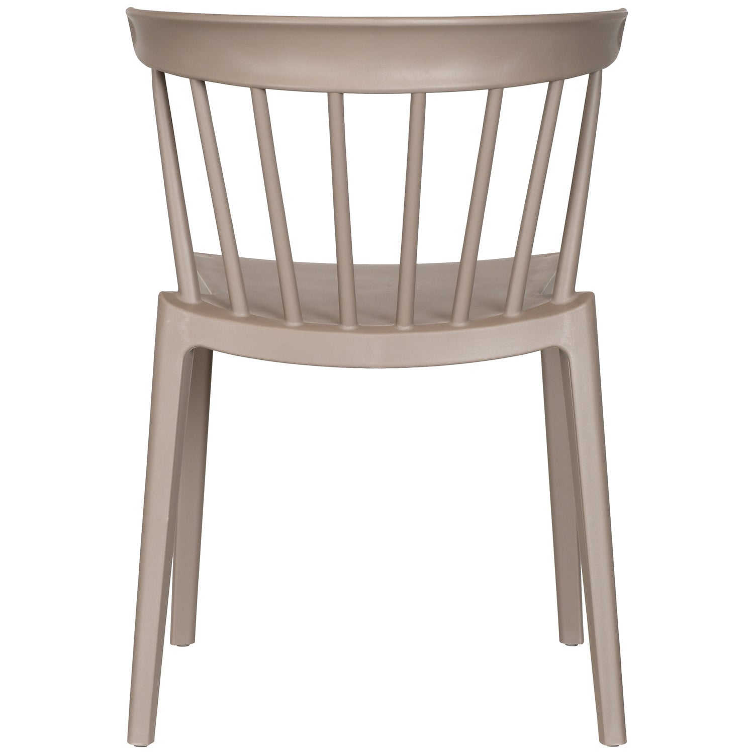 Garden chair is beige