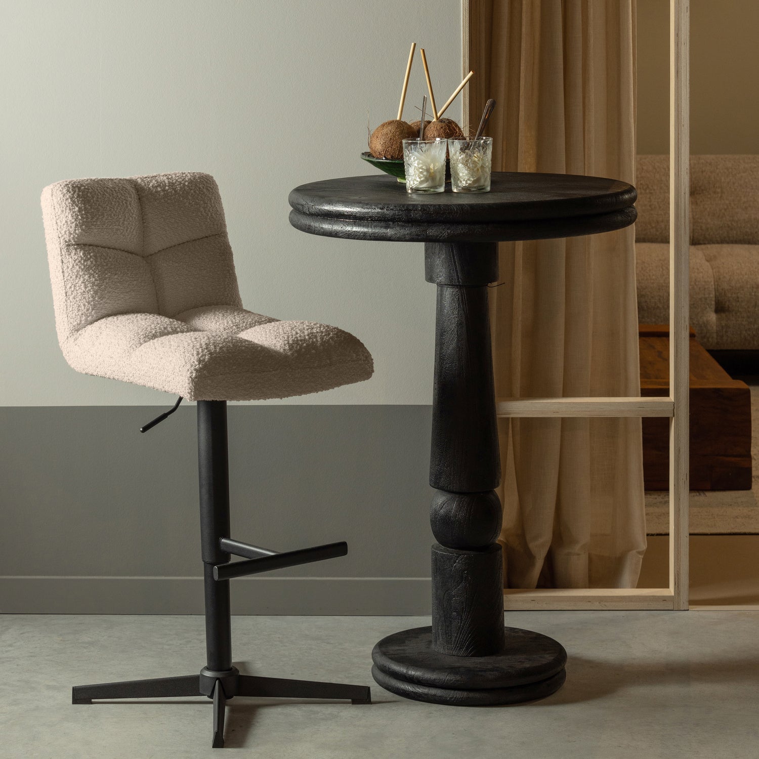Vinny Sands Rotary Bar Chair