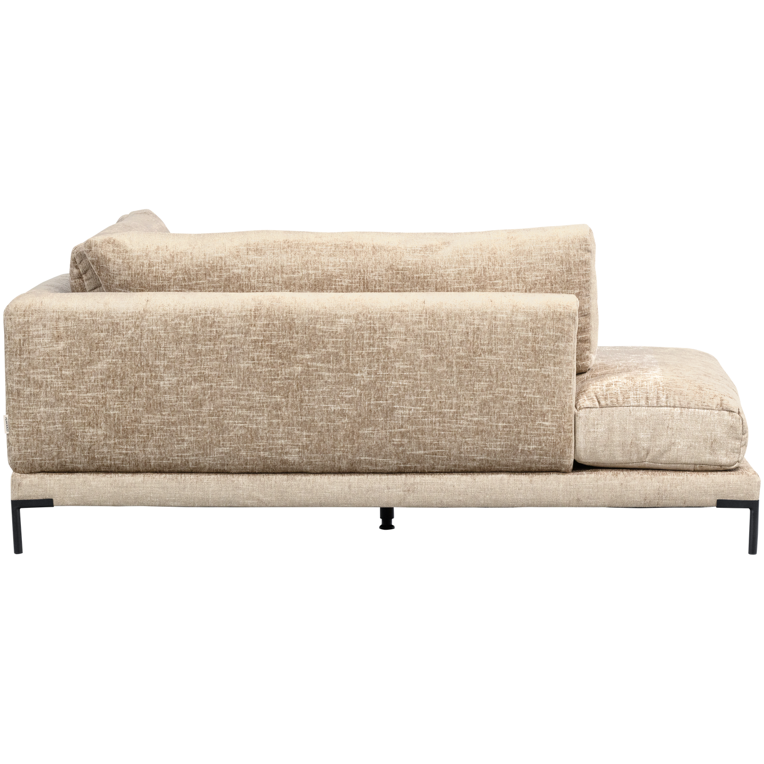 Rechtsseitiger Sessel COUPLE beige Melange